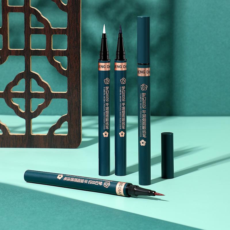 Eyeliner lichid natural tridimensional rezistent la apă fără transfer Eyeliner contur ochi de vierme de mătase dormind Eyeliner cu uscare rapidă de lungă durată set machiaj pentru femei