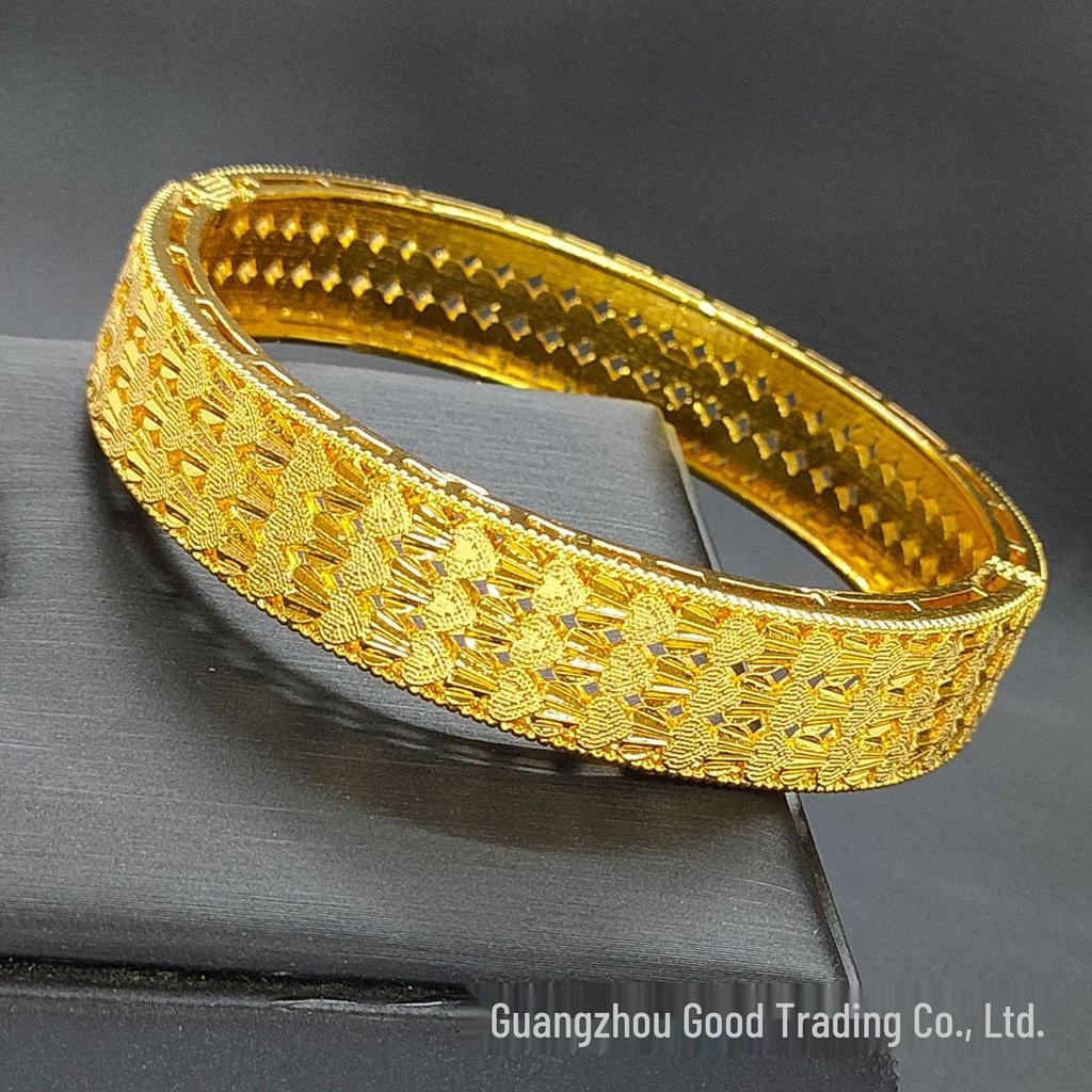 Bracelet de mariée Bollywood plaqué or 24 carats: Bijoux de mariée pour femmes
