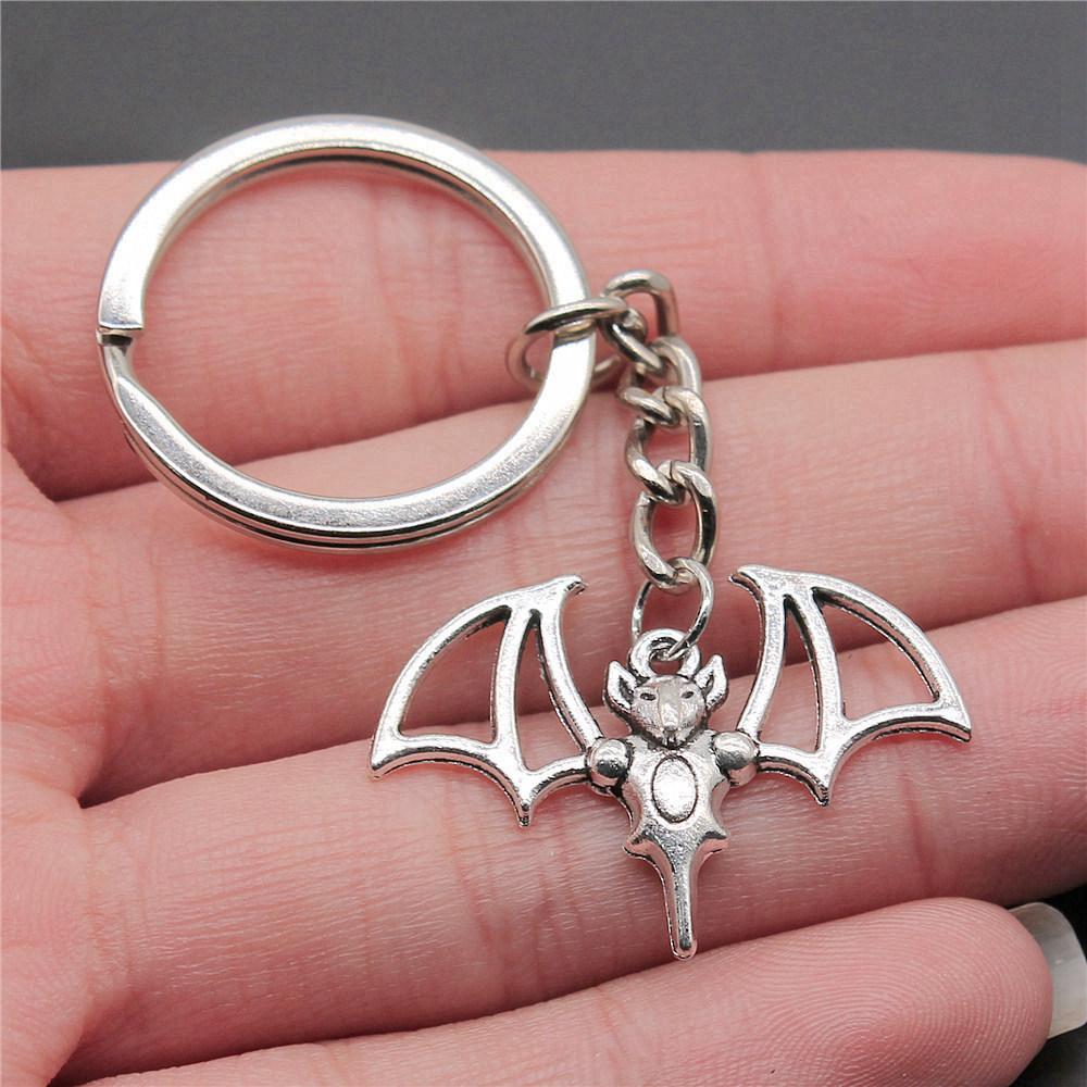 Halloween Spider Bat Spooky Keychain for Couples New Arrival Vintage Graduation Gift Simple Key Organizer