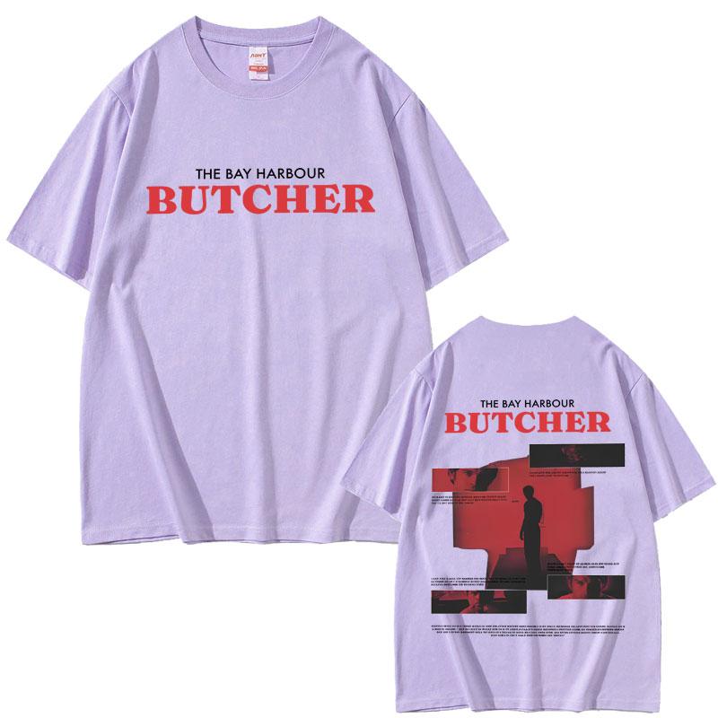 TV Play Dexter Morgan The Bay Harbour Butcher Graphic Tshirt Unisex Women Casual Cotton Oversized Tshirts Male Vintage Streetwear