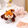 Cute Little Panda And Raccoon Plush Doll Pocket Sized Cuddly Gift Companion
