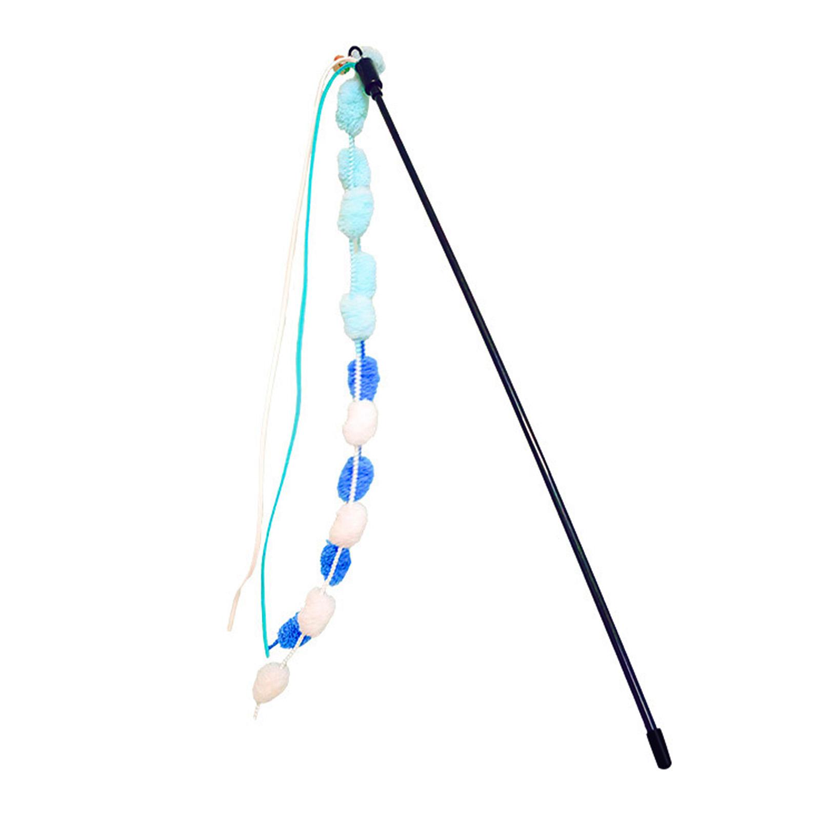 

Игрушки для кошек с кисточкой, прочные, устойчивые к укусам, мягкие, интерактивные, дразнящие игрушки для кошек с колокольчиком для котят, маленьких кошек