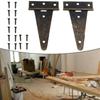 2pcs Flat Hinge T-hinges For Wooden Box Hanging Cabinet Doors Garden Doors Marine Cabins Yacht Doors Wine Box Bronze Hinges