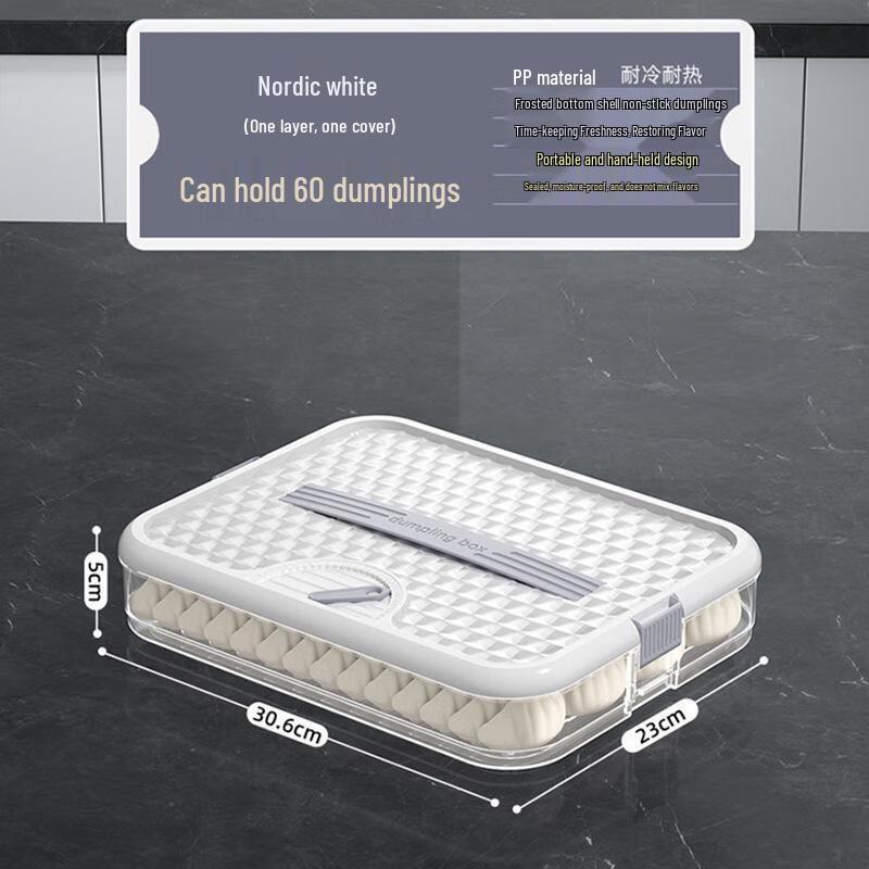 Boîte de conservation MinNai pour raviolis et wontons au congélateur