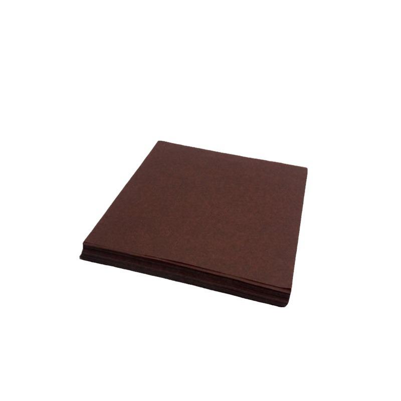 Coffee-Toned Snack Mat: Oil-Absorbing Paper for French Fries, Pizza, Burger, and Desserts.