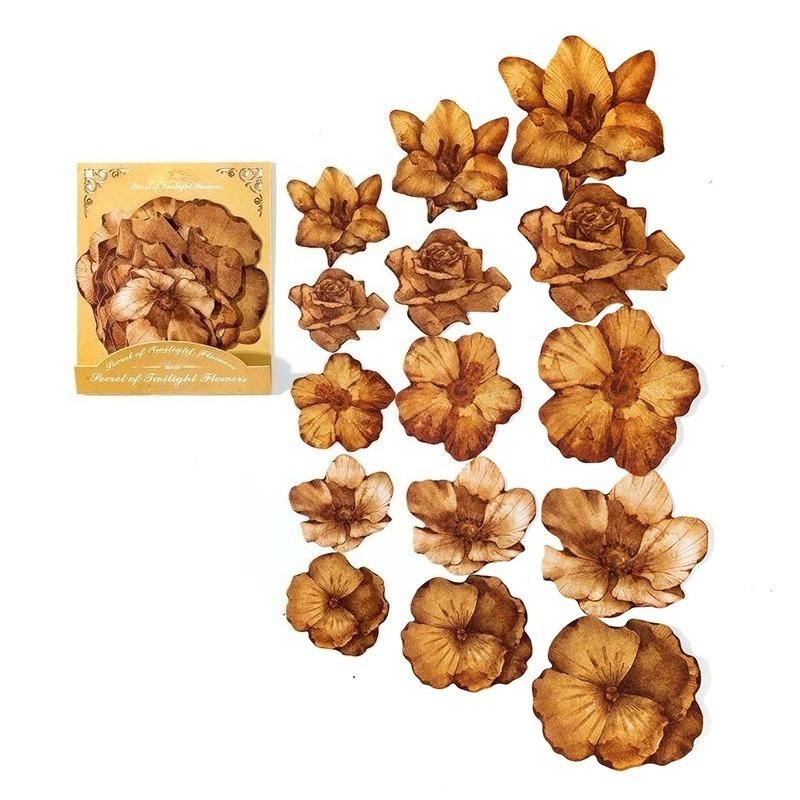 

15 листов безрамочных наклеек из материала Осенние листья Растение DIY Скрапбукинг Декор Фотоальбом Коллаж Материалы для журналинга Наклейки