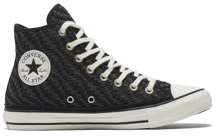 Men's Sneakers Converse Chuck Taylor All Star Hi Tonal Weaving Black Black/White/Black