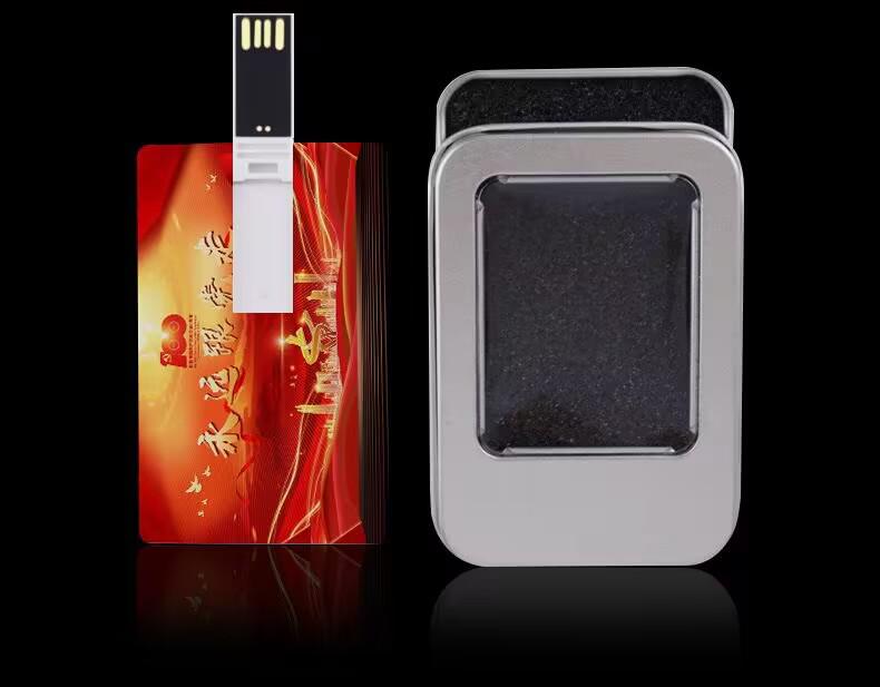Custom Credit Card USB Drive: Creative Business Card & Corporate Gift with Logo Printing