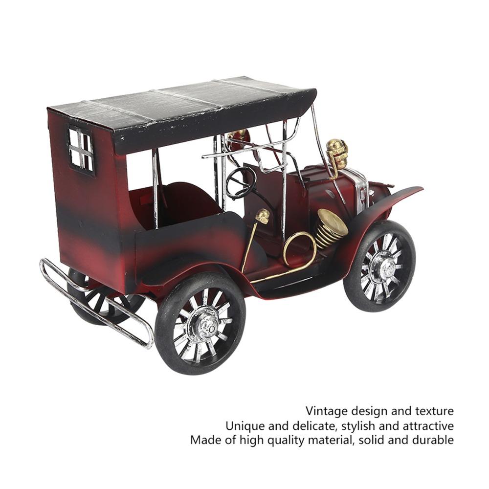 Miniature Classic Car Model Iron Car Desktop Decor Miniature Car Model Living Room Decor