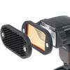 Griglia a Nido d'Ape Universale per Flash Esterno Speedlite Nero Accessori Studio Fotografico