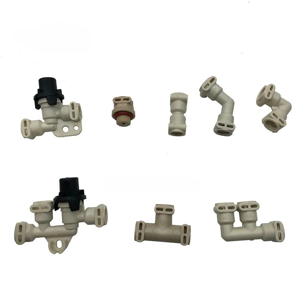 90° 135° Bend L-Shaped 2-Way 3-Way Pressure Relief Valve F-Type T-Type Quick Adapter For KALERM Gemilai Welhome Coffee Machine