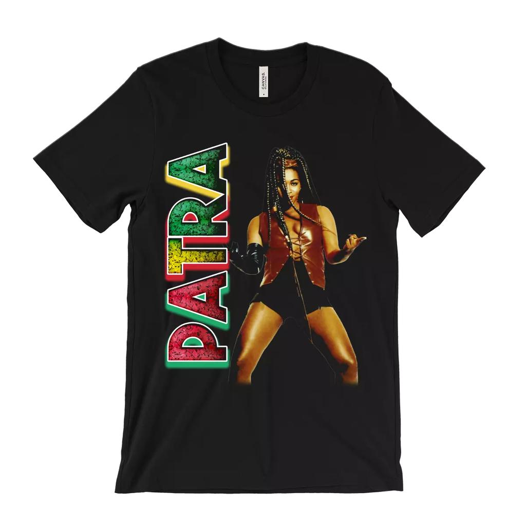 Patra T-shirt - Reggae Queen Of The Pack - Worker Man 90's Dancehall music