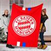 1pc B-Bayern Munich (9) Theme Blanket - Digital Print, Polyester, Cozy for All Seasons, Perfect for Outdoor, and Travel