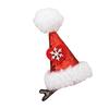 Christmas Hat Hairpin Adult Children Sequined Hat Duckbill Clip Cartoon Hairpin Headgear Christmas Hairpin