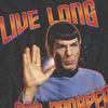 STAR TREK Unisex Adult Original Live Long and Prosper T-Shirt