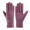 Thickened Warm Touch Screen Gloves Windproof Cold Proof Flip Finger Gloves  Autumn Winter