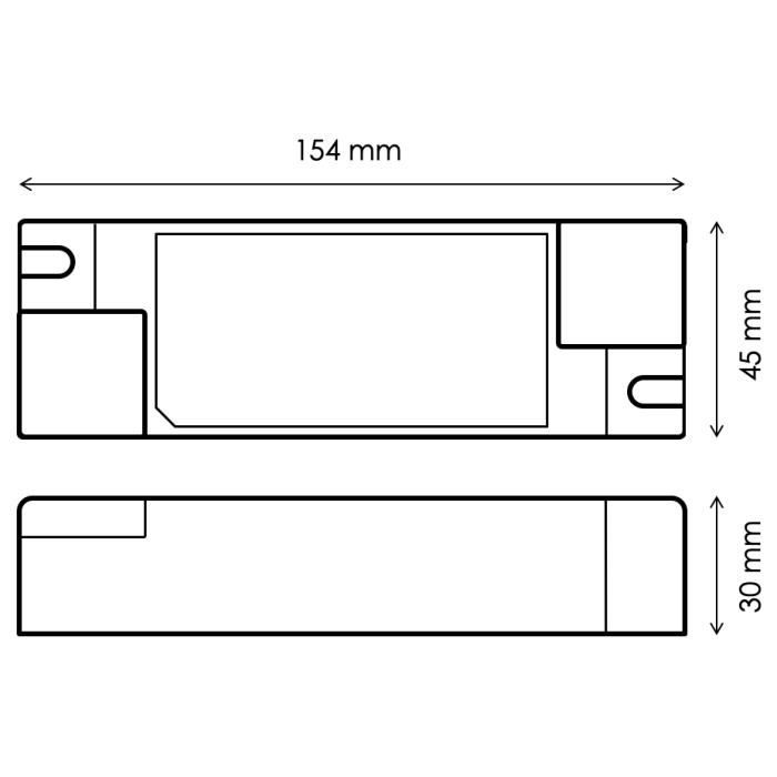 Eaglerise Transformateur LED 700mA 30W 40W 50W Sans Scintillement Courant Constant Pour Lampe De LED Bloc d'Alimentation Driver LED