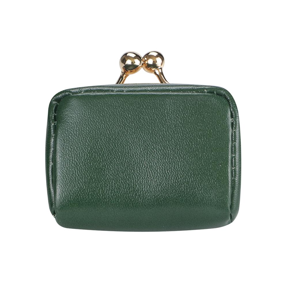 Small Size, Royal Bagger Retro Genuine Leather Mini Kiss Lock Coin Purse – Women's Jewelry Box for Earrings, Rings & More 3894