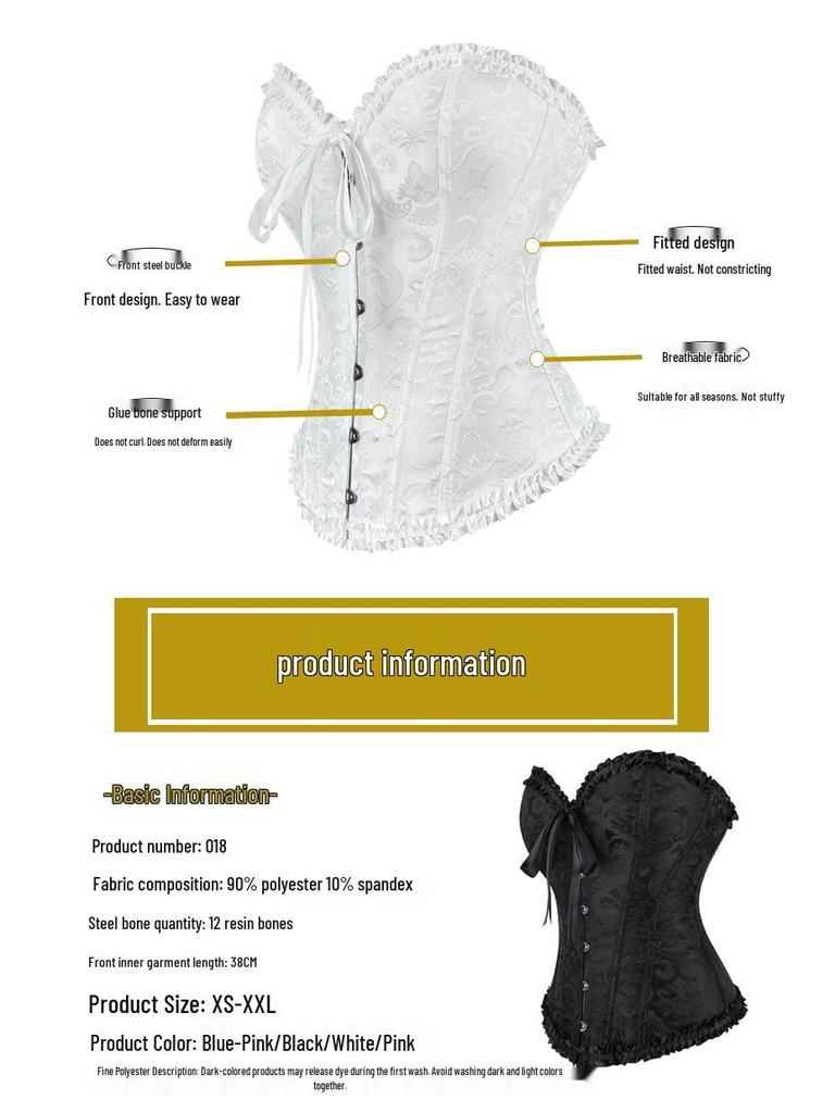 Elegant European-Style Sculpting Bodysuit: Sexy Waist Cincher & Body Shaper with Jacquard Design.