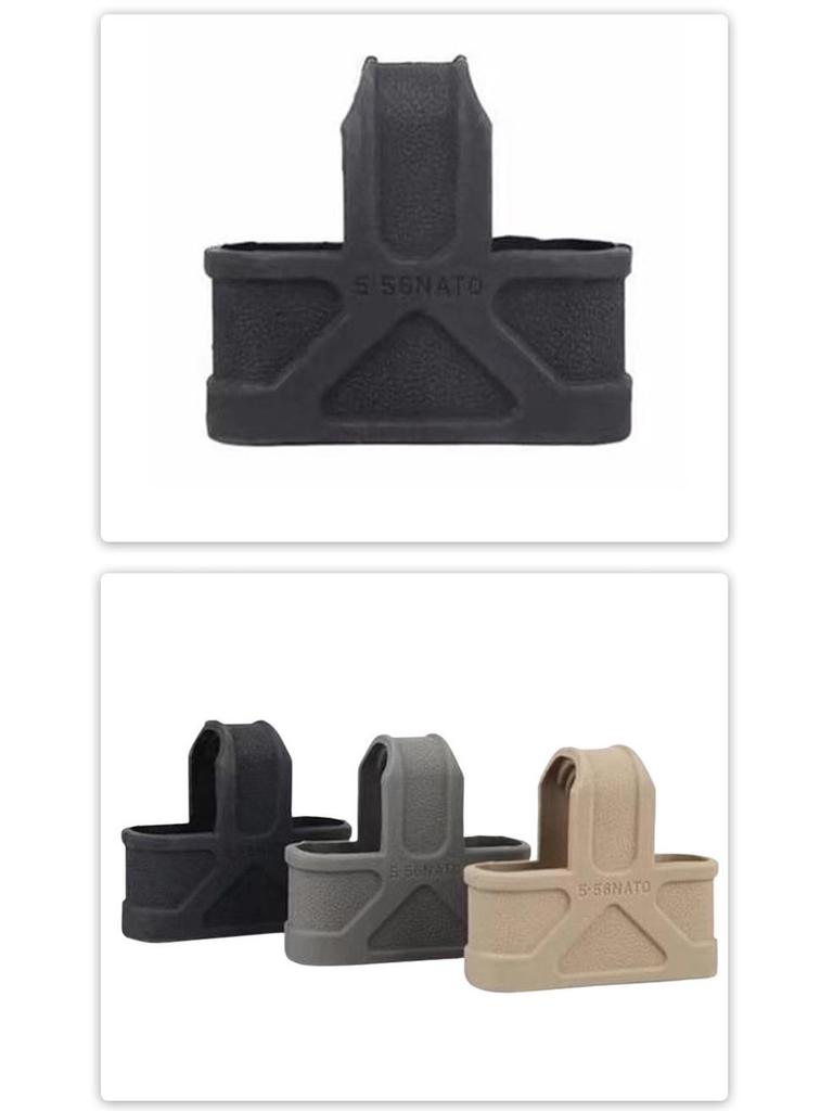 M4 5.56 Magazine Rubber Cover: Universal Tactical Quick-Draw Holster Adapter for Outdoor Use