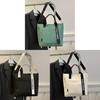 Borsa Tote in Tessuto Oxford con Chiusura a Zip per Uso Quotidiano Ragazze e Donne