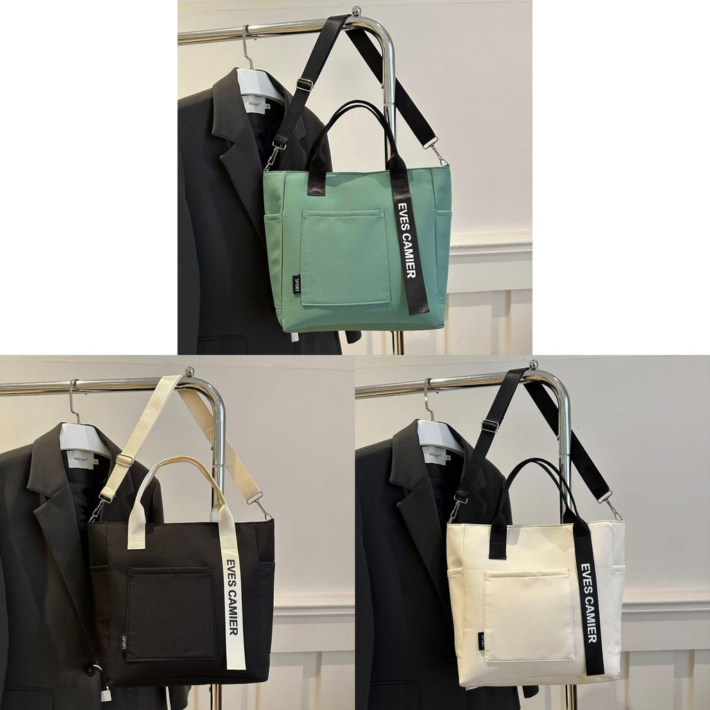 Borsa Tote in Tessuto Oxford con Chiusura a Zip per Uso Quotidiano Ragazze e Donne