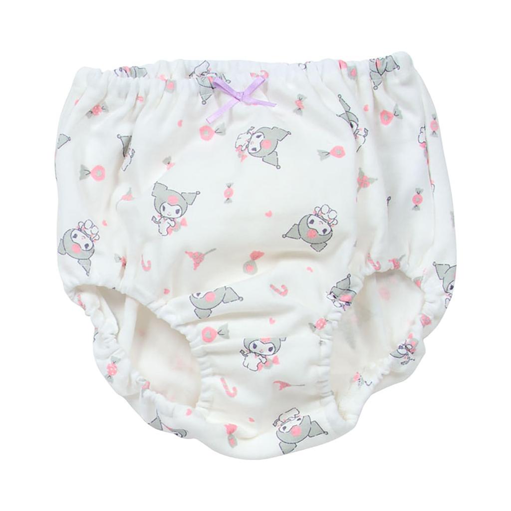 Sanrio Kuromi Spodenki z plakietkami z imionami Dziecięce (Zestaw 3), 110cm, 100% Bawełna, (Numer produktu 154571)