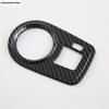 Car Head Lights Lamp Switch Button Panel Decoration Cover Trim Fit For MG 4 EV  2024 ABS Carbon Fiber Interior Accessories