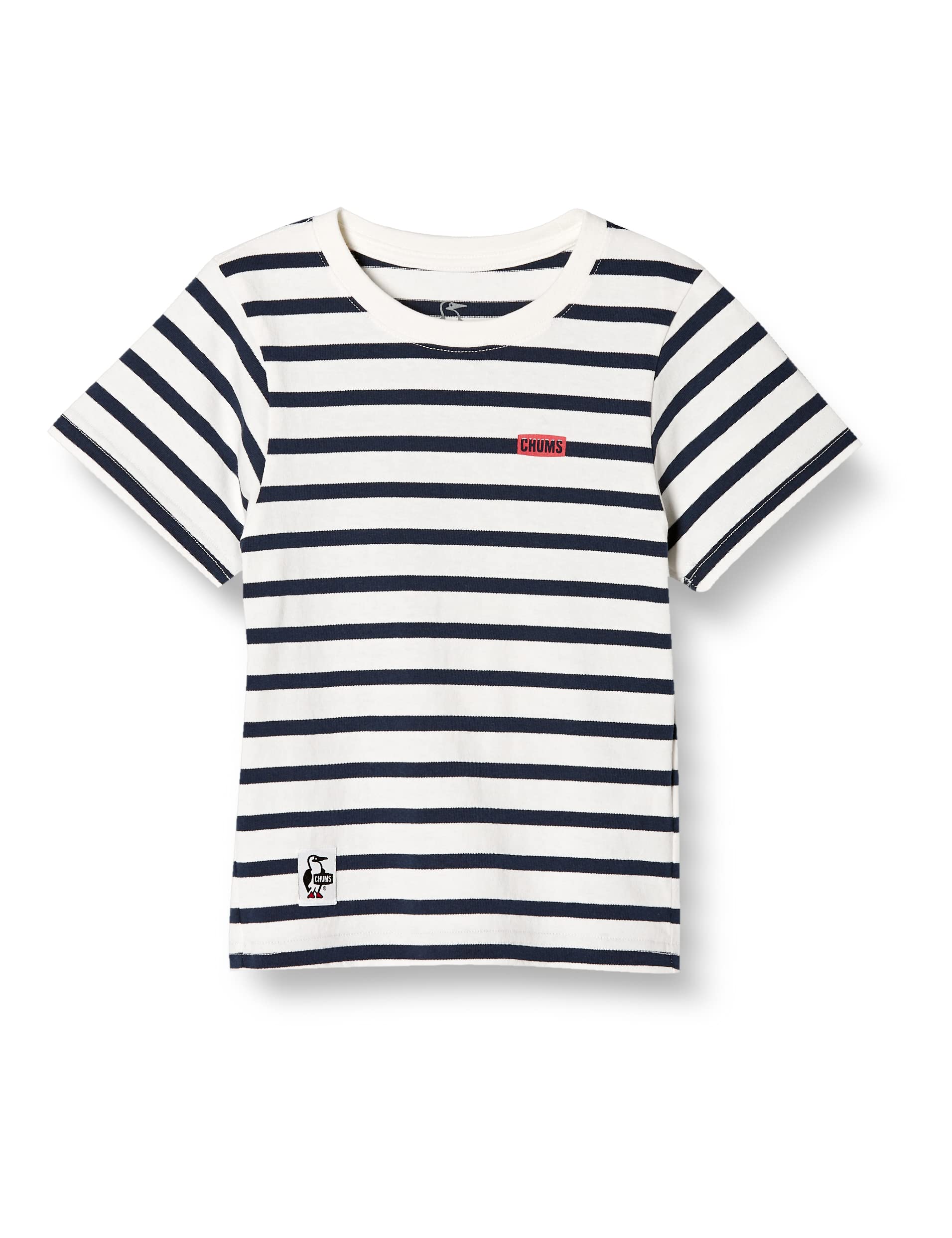 

Kids Tops Booby Logo KM [Chums] Kid s T-Shirt White/Navy