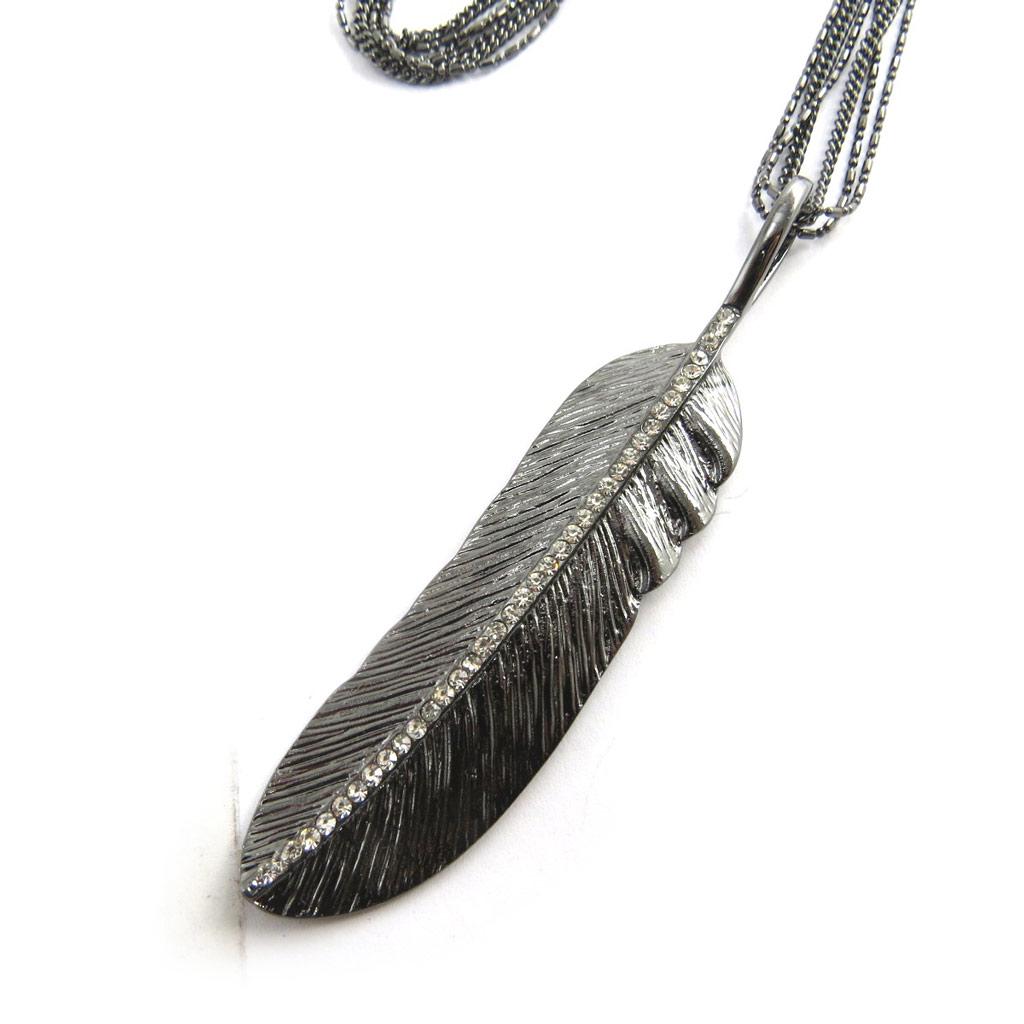 Les Trésors De Lily [N1697] - Gray 'Navajos' Long Necklace