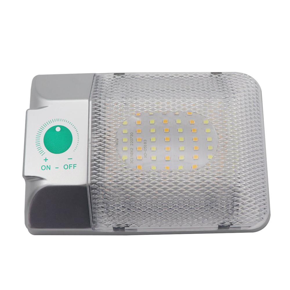 1x Interior LED Reading Light Infinite Touch Dimmable 6000 White For 12V RV Boat