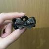 High-End Luxurious Diamond Bow Hair Clip - Small Size for Bangs and Updos