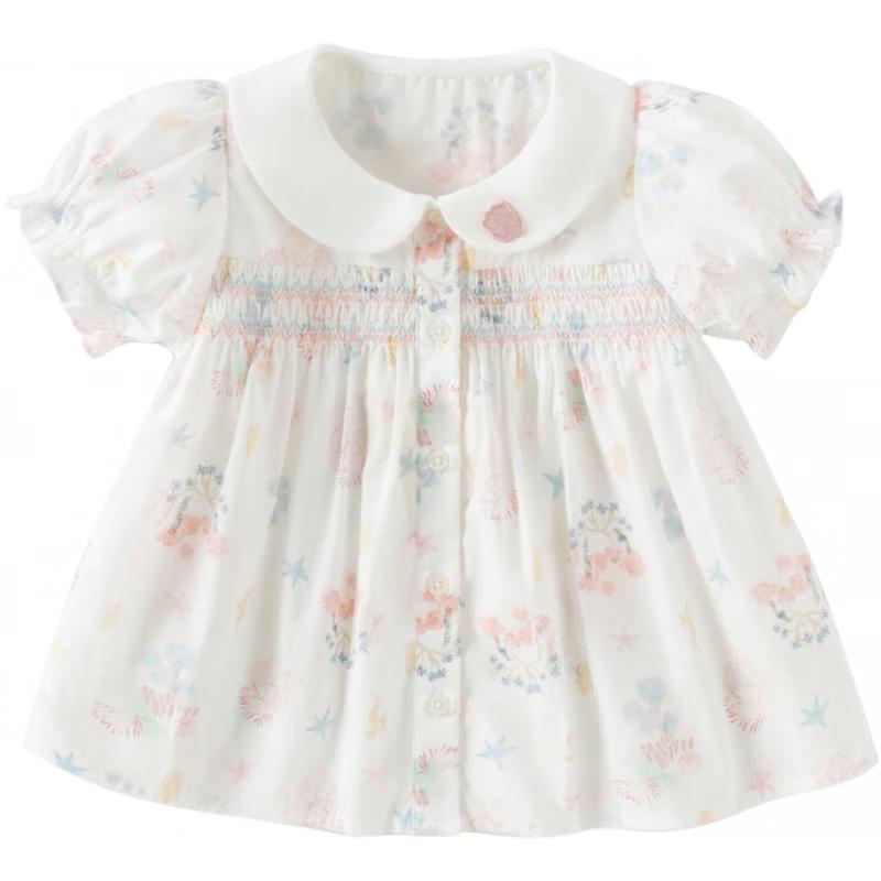 DAVE&BELLA Girls Cotton Short Sleeve Shirt 110cm