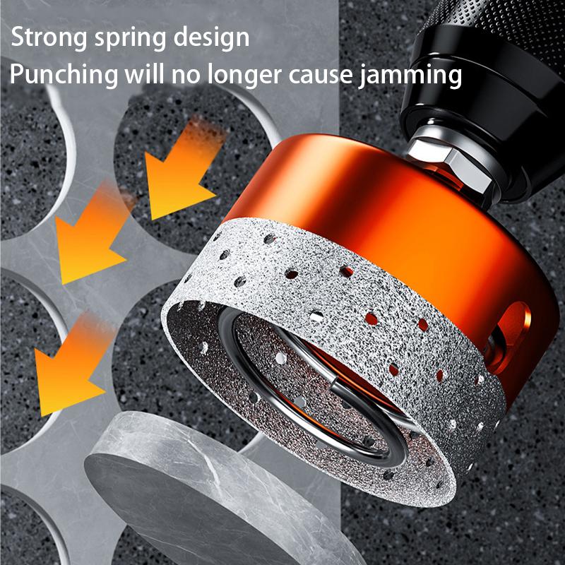 Diamond Brazed Core Dry Drill Bit for Porcelain Tiles Marble Glass Crowns Drill Granite Hole Saw Hole Cutter Tools