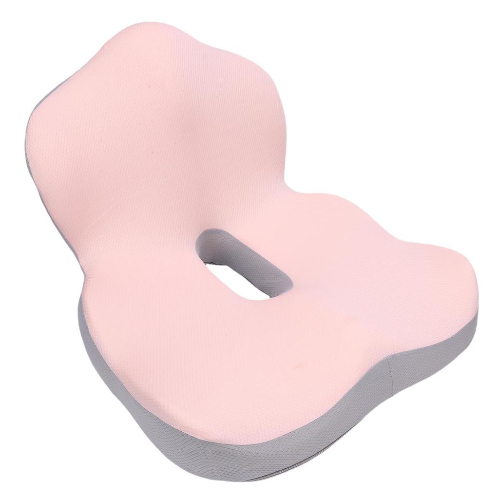 Seat Cushion and Lumbar Support Pillow One Piece Back Support   Chair Cushion with Removable Washable Cover