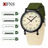 OFNS Unisex Quartz Exam Watch: Simple, Waterproof, Calendar, Fluorescent.