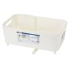 Slim Draining Basket with Draining Tray, White, Made In Japan, Skit HB-5964