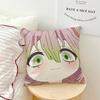Anime Manga Art Chibi D-Demons S-Slayers Cushion Cover Soft Pillow Case For Sofa Living Room Home Office Decor Protective Covers