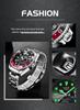 LIGE Men's Green Waterproof Quartz Calendar Sports Wristwatch