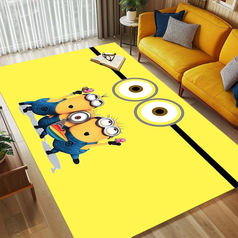 Minion Fun Living Room Nonslip Area Rug Soft Carpet For Bedroom Game Playroom Sofa Office Home Decor Doormat Christmas Gift C929927