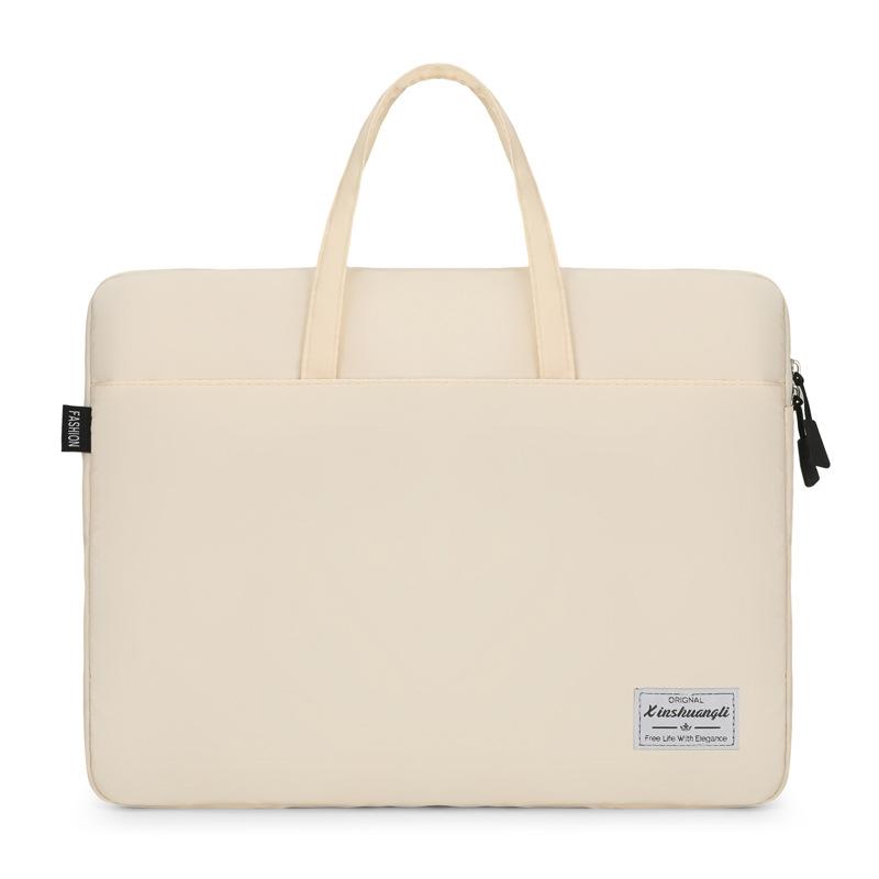 

Новая стильная однотонная сумка для ноутбука Простая универсальная деловая сумка для ноутбука Портфель