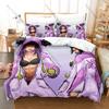 Cool Cool Edgy Juri Han Combat Kick Scene Print Duvet Cover + 2 Pillowcases Twin Full Queen King Game Bedding Set