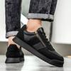 Fashion Sneaker Casual Plus Size 45 Men Designer Retro Board Shoes Fashion Microfiber Leather Fabric Height Increased Flat Platform Shoe