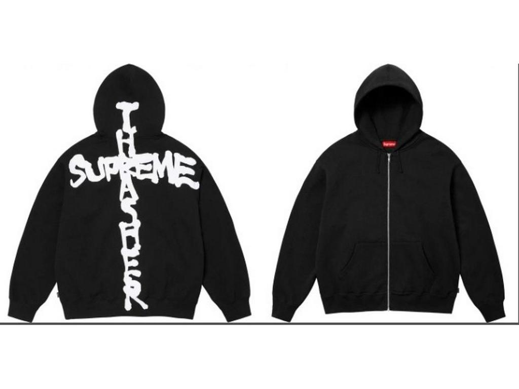 24FW Trendy Hooded Crewneck Sweatshirt
