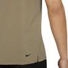 Nike T Shirts Men's Khaki Crew Neck Moderate Straight Fit DV9306-247