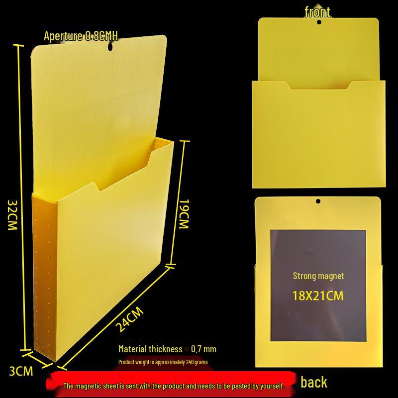A4 Wall-Mounted Magnetic File Storage Box