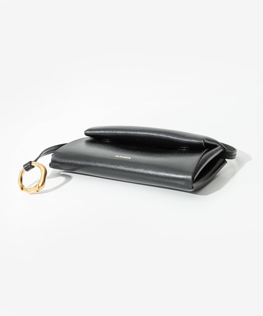 Jil Sander Shoulder Bag J08ZH0034P4840 ENVELOPE SM BLACK Women's [Used]