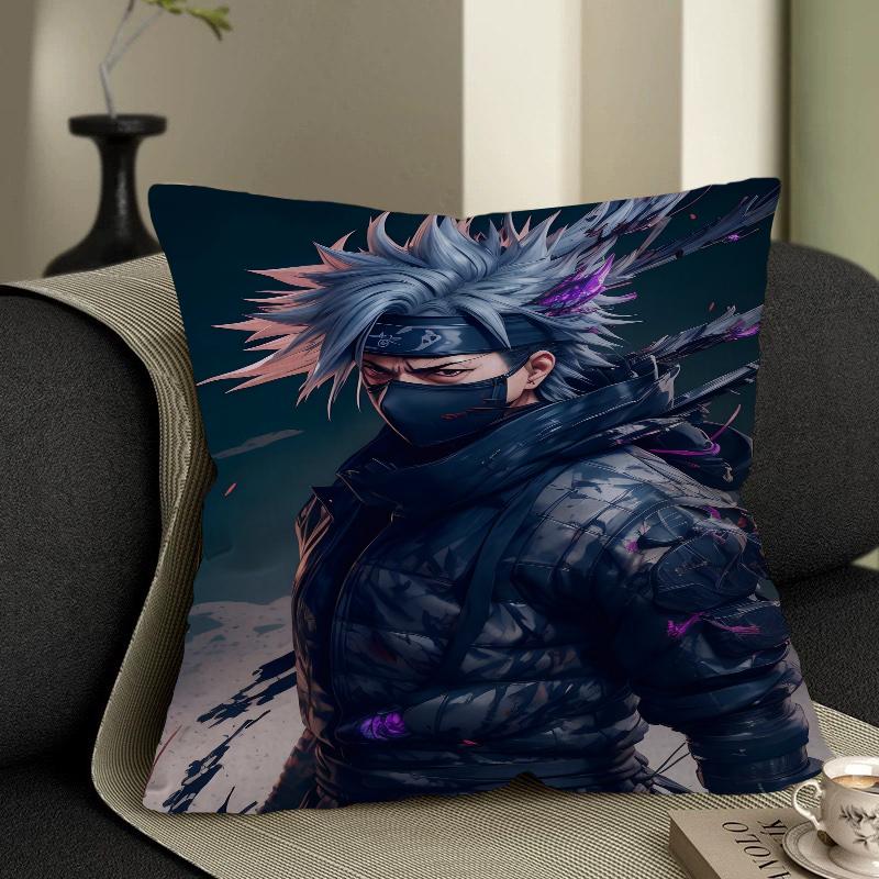 Hatake Kakashi Kuddfodral Tecknad Gåva Kuddfodral Sovrum Hem Soffa Stol Säte Dekor Kuddfodral