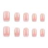 Pack Of 24 European Style False Nail Shimmers Ombres Effect ABS Material Easy To Wear For Any Event