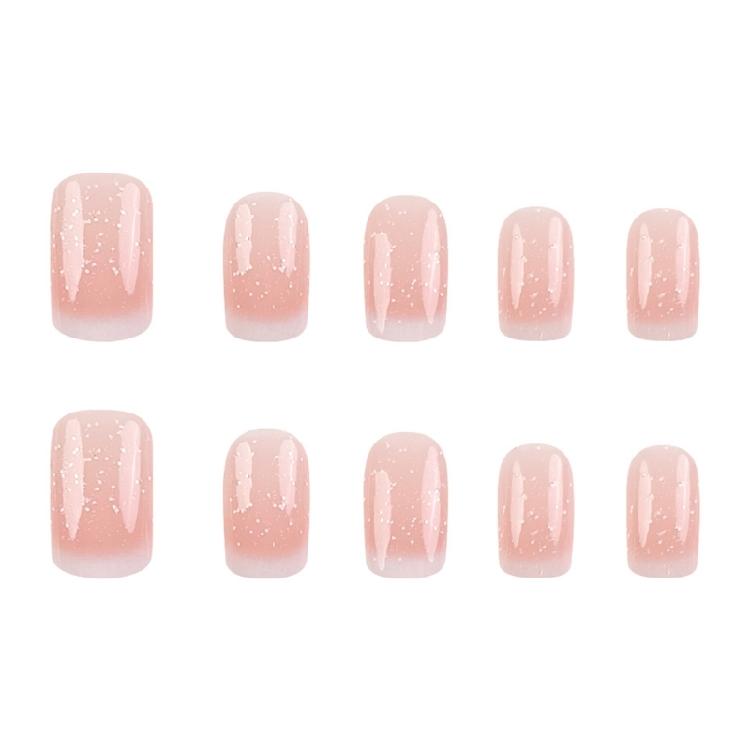 Pack Of 24 European Style False Nail Shimmers Ombres Effect ABS Material Easy To Wear For Any Event